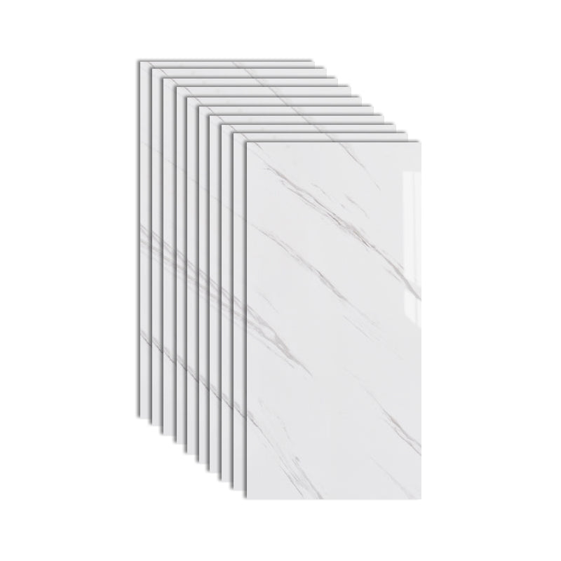 Single Tile Wallpaper Plastic Peel and Stick Backsplash Wall Tile Off-White 1'4" x 2'7" Clearhalo 'Flooring 'Home Improvement' 'home_improvement' 'home_improvement_peel_stick_blacksplash' 'Peel & Stick Backsplash Tile' 'peel_stick_blacksplash' 'Walls & Ceilings' Walls and Ceiling' 7099949