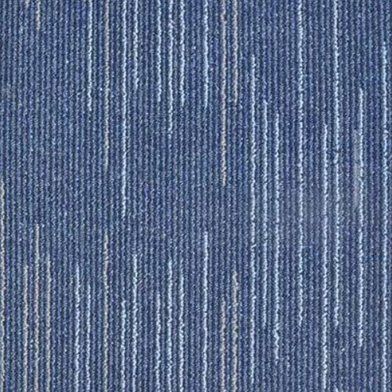 Modern Carpet Floor Tile Adhesive Tabs Level Loop Odor Resistant Carpet Tiles Lake Blue Vinyl Clearhalo 'Carpet Tiles & Carpet Squares' 'carpet_tiles_carpet_squares' 'Flooring 'Home Improvement' 'home_improvement' 'home_improvement_carpet_tiles_carpet_squares' Walls and Ceiling' 7110574