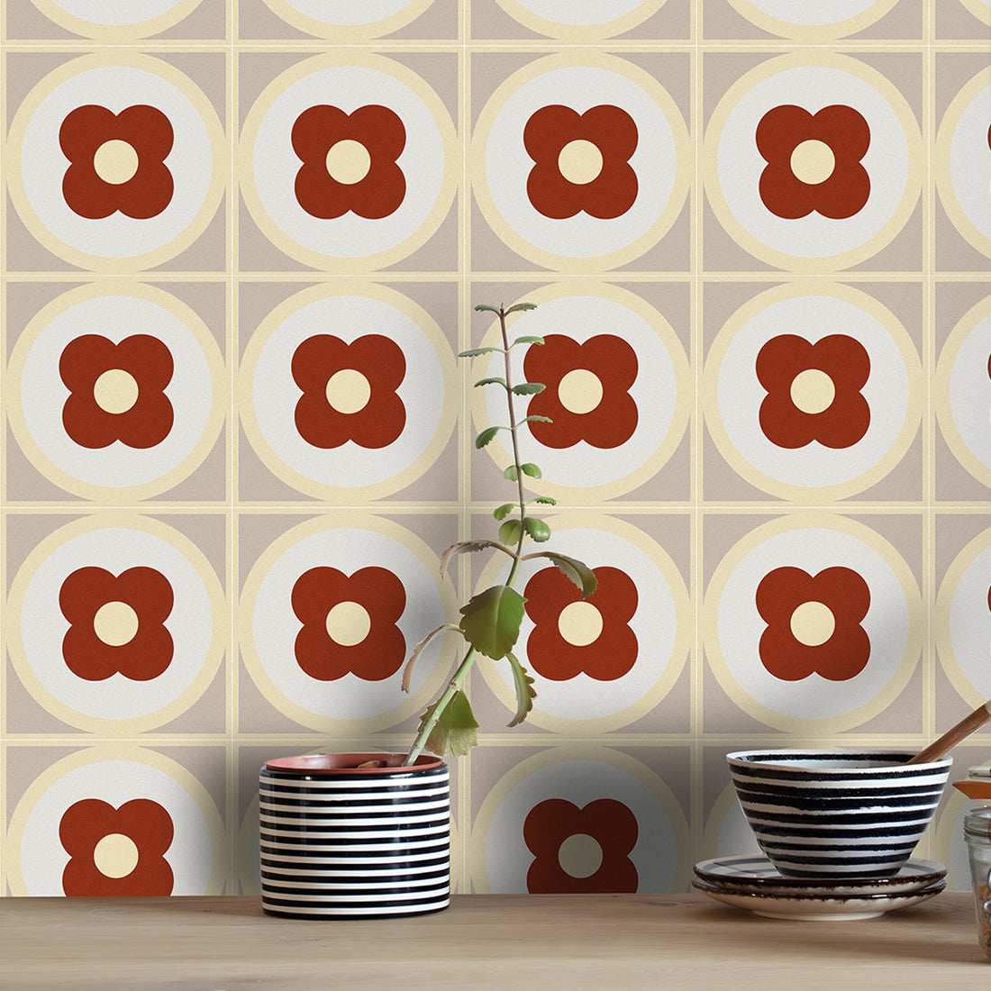 Square Peel & Stick Field Tile Waterproof PVC Peel and Stick Wall Tile Thickened Fund 100-Piece Set Clearhalo 'Flooring 'Home Improvement' 'home_improvement' 'home_improvement_peel_stick_blacksplash' 'Peel & Stick Backsplash Tile' 'peel_stick_blacksplash' 'Walls & Ceilings' Walls and Ceiling' 7148592