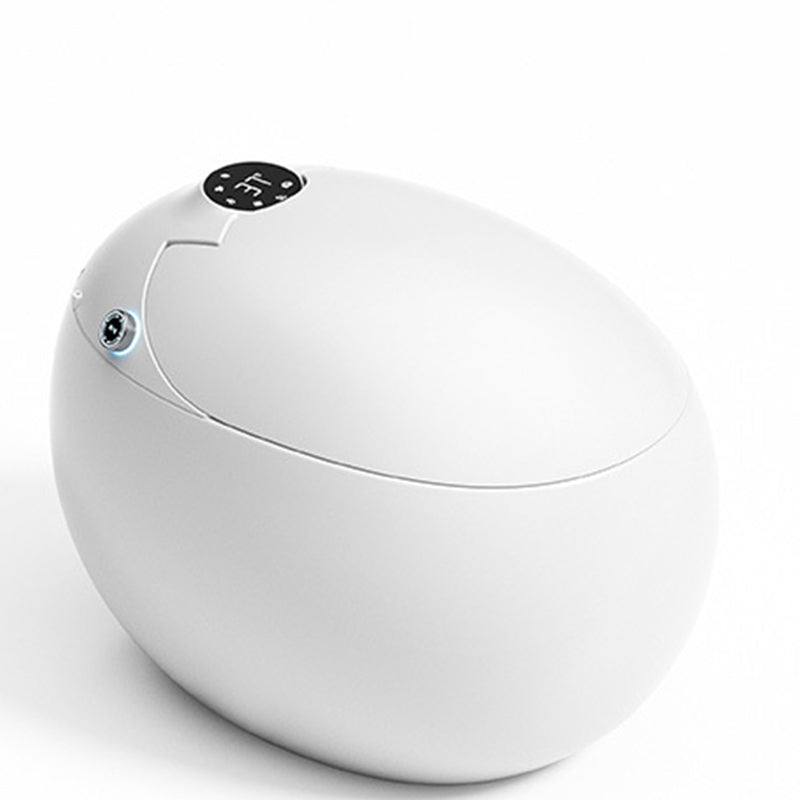 Modern Toilet Bowl One Piece Toilet Floor Mounted Porcelain Urine Toilet Sensor Lid (Top Configuration) 16" Clearhalo 'Bathroom Remodel & Bathroom Fixtures' 'Home Improvement' 'home_improvement' 'home_improvement_toilets' 'Toilets & Bidets' 'Toilets' 7173991