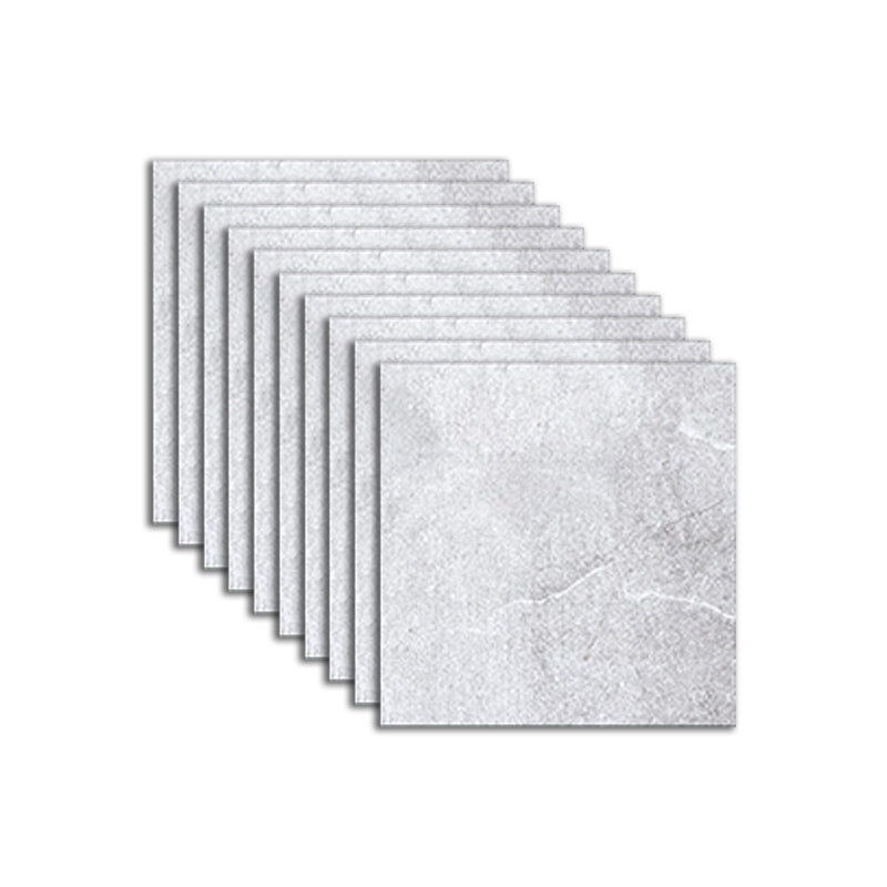 Peel & Stick Vinyl Flooring Smooth Vinyl Flooring with Marble Look Silver Gray Clearhalo 'Flooring 'Home Improvement' 'home_improvement' 'home_improvement_vinyl_flooring' 'Vinyl Flooring' 'vinyl_flooring' Walls and Ceiling' 7181981