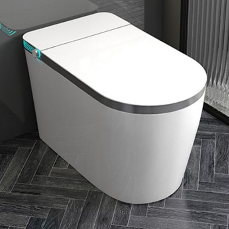 Smart Toilet with Tank White Elongated Floor Standing Bidet with Heated Seat Clearhalo 'Bathroom Remodel & Bathroom Fixtures' 'Bidets' 'Home Improvement' 'home_improvement' 'home_improvement_bidets' 'Toilets & Bidets' 7194953