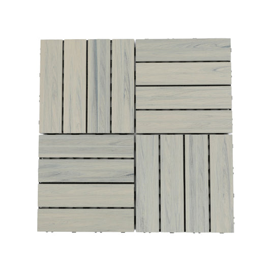 Square Snapping Patio Flooring Tiles Striped Pattern Flooring Tiles Clearhalo 'Home Improvement' 'home_improvement' 'home_improvement_outdoor_deck_tiles_planks' 'Outdoor Deck Tiles & Planks' 'Outdoor Flooring & Tile' 'Outdoor Remodel' 'outdoor_deck_tiles_planks' 7195721