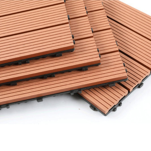 Square Snapping Patio Flooring Tiles Striped Pattern Flooring Tiles Clearhalo 'Home Improvement' 'home_improvement' 'home_improvement_outdoor_deck_tiles_planks' 'Outdoor Deck Tiles & Planks' 'Outdoor Flooring & Tile' 'Outdoor Remodel' 'outdoor_deck_tiles_planks' 7195727