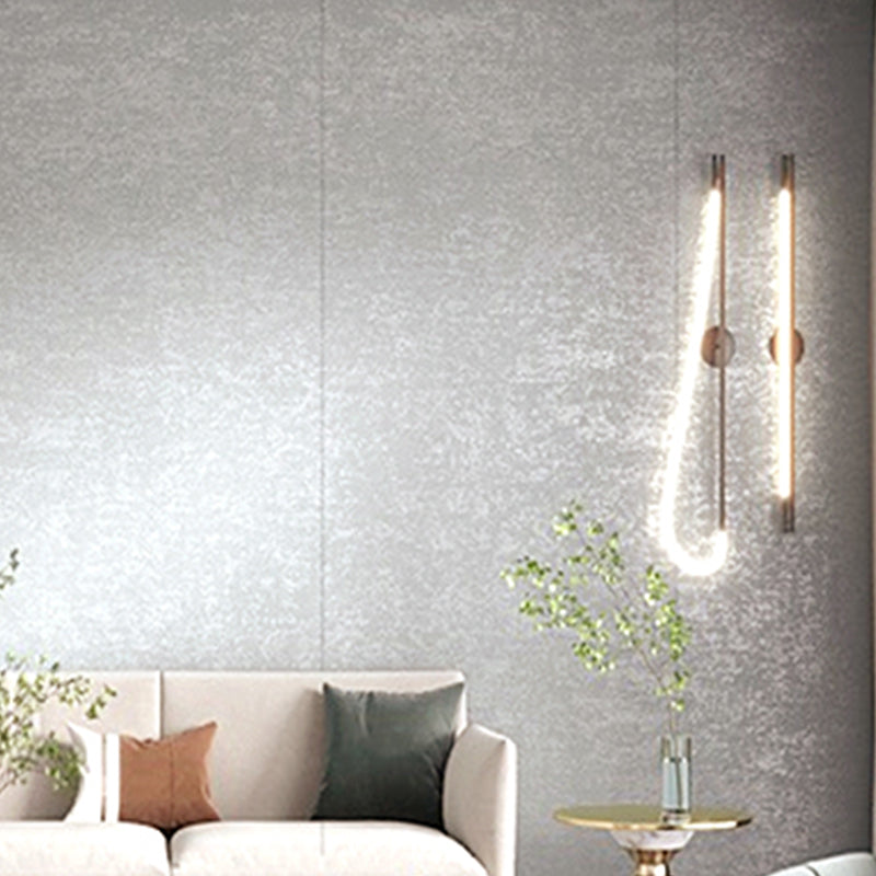 Waterproof XPE Foam Wall Paneling Matte Texture Wall Paneling for Bed Room Light Gray Clearhalo 'Flooring 'Home Improvement' 'home_improvement' 'home_improvement_wall_paneling' 'Wall Paneling' 'wall_paneling' 'Walls & Ceilings' Walls and Ceiling' 7197823