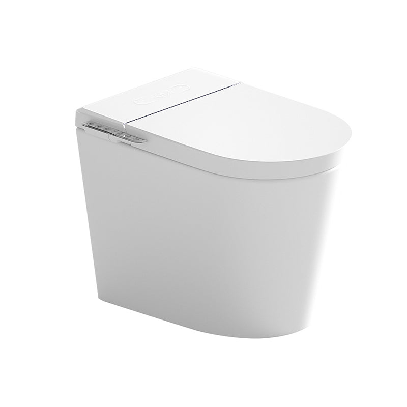 One Piece Toilet Modern Flush Toilet Floor Mounted Siphon Jet ABS Urine Toilet White Automatic Lid( Top Configuration) Clearhalo 'Bathroom Remodel & Bathroom Fixtures' 'Home Improvement' 'home_improvement' 'home_improvement_toilets' 'Toilets & Bidets' 'Toilets' 7204321