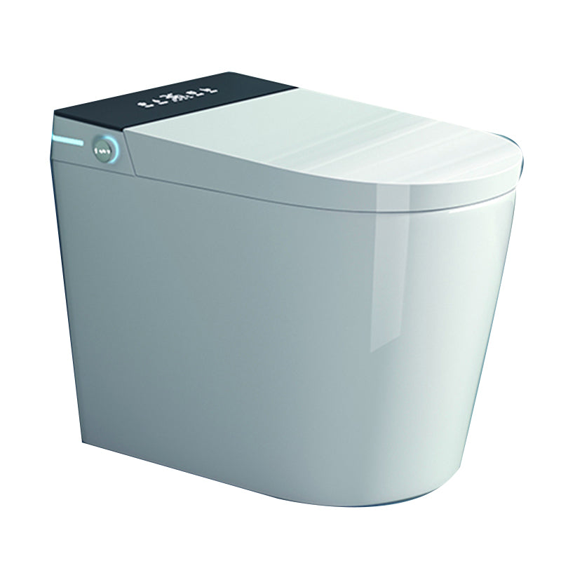 All-In-One Smart Toilet White Elongated Floor Standing Bidet Clearhalo 'Bathroom Remodel & Bathroom Fixtures' 'Bidets' 'Home Improvement' 'home_improvement' 'home_improvement_bidets' 'Toilets & Bidets' 7204560