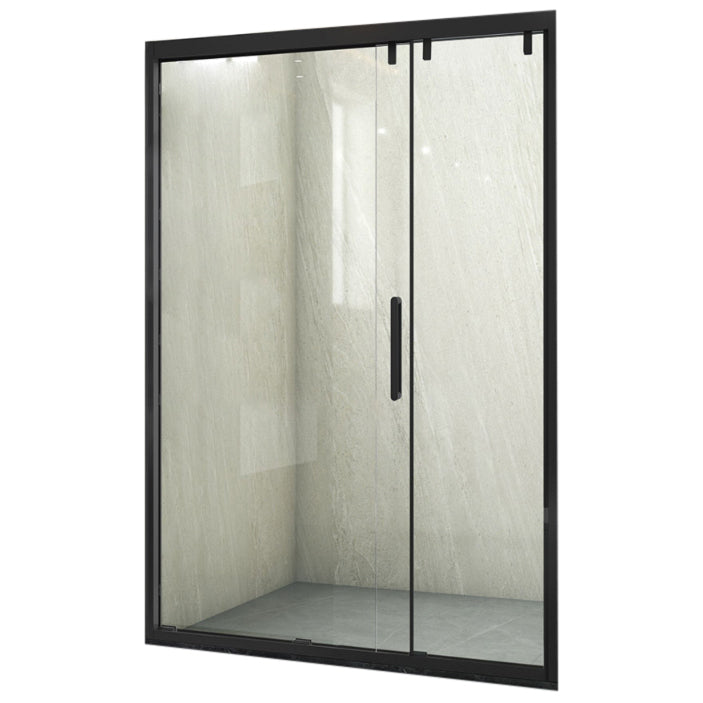 Frame Transparent Shower Doors Pivot Tempered Shower Bath Door Left Clearhalo 'Bathroom Remodel & Bathroom Fixtures' 'Home Improvement' 'home_improvement' 'home_improvement_shower_tub_doors' 'Shower and Tub Doors' 'shower_tub_doors' 'Showers & Bathtubs' 7222767