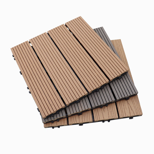 Deck Plank Loose Lay Manufactured Wood Outdoor Flooring Decking Tiles Clearhalo 'Home Improvement' 'home_improvement' 'home_improvement_outdoor_deck_tiles_planks' 'Outdoor Deck Tiles & Planks' 'Outdoor Flooring & Tile' 'Outdoor Remodel' 'outdoor_deck_tiles_planks' 7233813