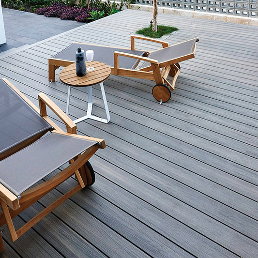 Embossed Composite Deck Plank Nailed Outdoor Patio Deck Tile Kit Clearhalo 'Home Improvement' 'home_improvement' 'home_improvement_outdoor_deck_tiles_planks' 'Outdoor Deck Tiles & Planks' 'Outdoor Flooring & Tile' 'Outdoor Remodel' 'outdoor_deck_tiles_planks' 7253287
