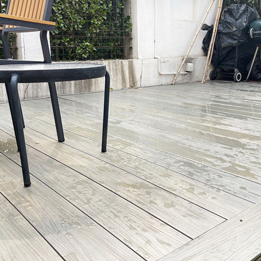 Non-fading Outdoor WPC Flooring Rectangle Modern Style Waterproof Nail Flooring Clearhalo 'Flooring 'Hardwood Flooring' 'hardwood_flooring' 'Home Improvement' 'home_improvement' 'home_improvement_hardwood_flooring' Walls and Ceiling' 7265991