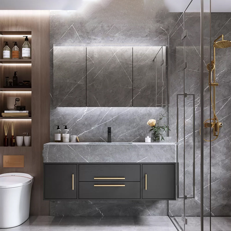 Wall Mount Bathroom Sink Vanity Modern Vanity Set with Mirror Vanity & Faucet & Mirror Cabinet https: res.litfad.com site img item 2023 01 04 7270571 1200x1200.jpg Clearhalo 'Bathroom Remodel & Bathroom Fixtures' 'Bathroom Vanities' 'bathroom_vanities' 'Home Improvement' 'home_improvement' 'home_improvement_bathroom_vanities' 7270571