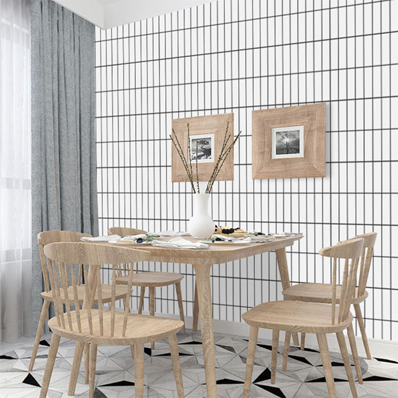 Tile-Peel & Stick Rectangle White Plastic Waterproof Tile-Peel & Stick for Shower 10 Pack 100-Piece Set Clearhalo 'Flooring 'Home Improvement' 'home_improvement' 'home_improvement_peel_stick_blacksplash' 'Peel & Stick Backsplash Tile' 'peel_stick_blacksplash' 'Walls & Ceilings' Walls and Ceiling' 7279978