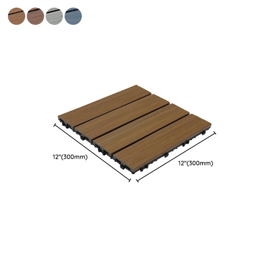 Deck Plank Interlocking Manufactured Wood Flooring Tiles Outdoor Flooring Clearhalo 'Home Improvement' 'home_improvement' 'home_improvement_outdoor_deck_tiles_planks' 'Outdoor Deck Tiles & Planks' 'Outdoor Flooring & Tile' 'Outdoor Remodel' 'outdoor_deck_tiles_planks' 7283146