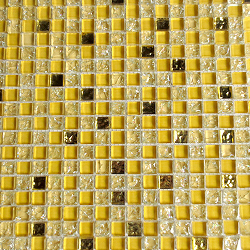 Glass Mosaic Tile Square Shape Wall Tile with Fade Resistant Clearhalo 'Floor Tiles & Wall Tiles' 'floor_tiles_wall_tiles' 'Flooring 'Home Improvement' 'home_improvement' 'home_improvement_floor_tiles_wall_tiles' Walls and Ceiling' 7313933