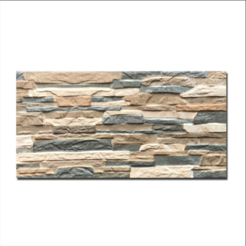 Modern Style Wall Tile Stacked Stone Texture Straight Edge Rectangle Waterproof Wall Tile Dark Heather Gray Clearhalo 'Floor Tiles & Wall Tiles' 'floor_tiles_wall_tiles' 'Flooring 'Home Improvement' 'home_improvement' 'home_improvement_floor_tiles_wall_tiles' Walls and Ceiling' 7316957