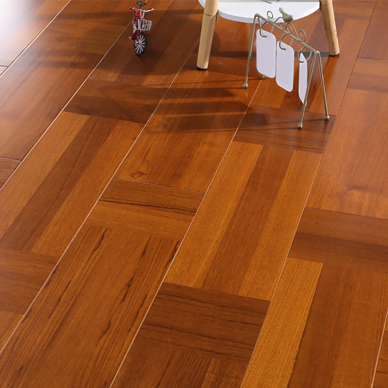 Indoor Wooden Laminate Floor Waterproof Scratch Resistant Laminate Floor 48"L x 7"W x 1"H Brown Clearhalo 'Flooring 'Home Improvement' 'home_improvement' 'home_improvement_laminate_flooring' 'Laminate Flooring' 'laminate_flooring' Walls and Ceiling' 7317052