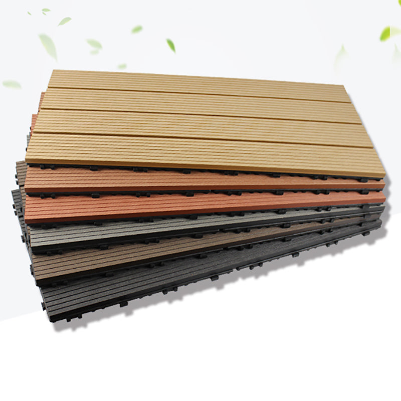 12" X 24" Deck/Patio Flooring Tiles 4-Slat Floor Board Tiles Clearhalo 'Home Improvement' 'home_improvement' 'home_improvement_outdoor_deck_tiles_planks' 'Outdoor Deck Tiles & Planks' 'Outdoor Flooring & Tile' 'Outdoor Remodel' 'outdoor_deck_tiles_planks' 7318505