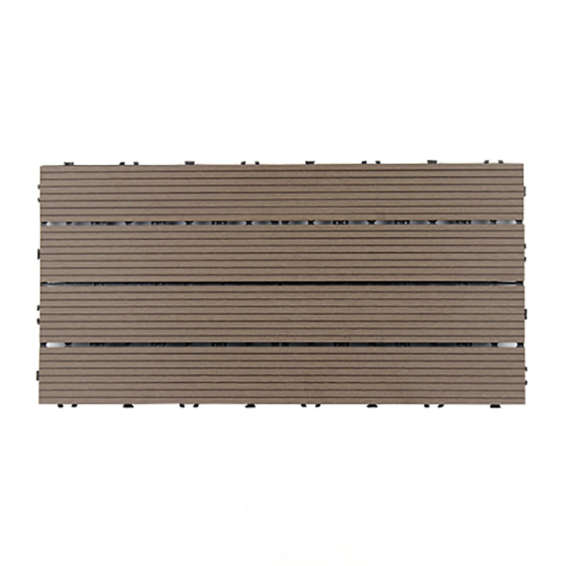 12" X 24" Deck/Patio Flooring Tiles 4-Slat Floor Board Tiles Clearhalo 'Home Improvement' 'home_improvement' 'home_improvement_outdoor_deck_tiles_planks' 'Outdoor Deck Tiles & Planks' 'Outdoor Flooring & Tile' 'Outdoor Remodel' 'outdoor_deck_tiles_planks' 7318512