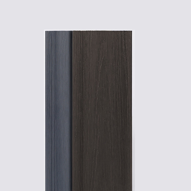 Contemporary Hardwood Deck Tiles Wire brushed Hardwood Flooring Dark Gray Clearhalo 'Flooring 'Hardwood Flooring' 'hardwood_flooring' 'Home Improvement' 'home_improvement' 'home_improvement_hardwood_flooring' Walls and Ceiling' 7324020