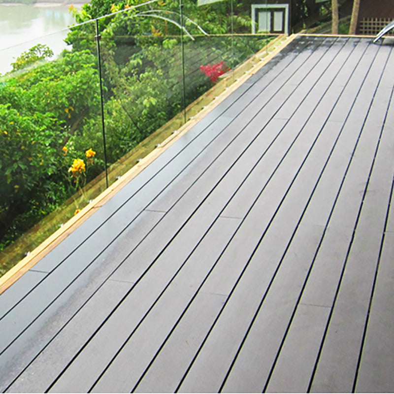 Contemporary Hardwood Deck Tiles Wire brushed Hardwood Flooring Clearhalo 'Flooring 'Hardwood Flooring' 'hardwood_flooring' 'Home Improvement' 'home_improvement' 'home_improvement_hardwood_flooring' Walls and Ceiling' 7324021