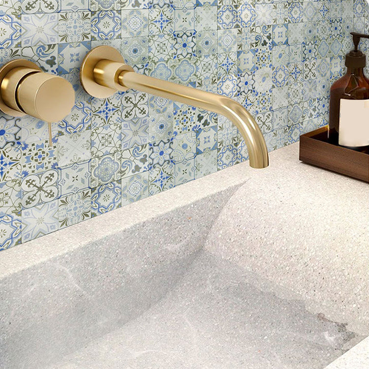 Modern Plastic Peel & Stick Waterproof Peel & Stick Subway Tile Blue 10-Piece Set Clearhalo 'Flooring 'Home Improvement' 'home_improvement' 'home_improvement_peel_stick_blacksplash' 'Peel & Stick Backsplash Tile' 'peel_stick_blacksplash' 'Walls & Ceilings' Walls and Ceiling' 7324033