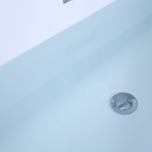 Modern Antique Finish Soaking Bathtub Rectangular Back to Wall Tub Clearhalo 'Bathroom Remodel & Bathroom Fixtures' 'Bathtubs' 'Home Improvement' 'home_improvement' 'home_improvement_bathtubs' 'Showers & Bathtubs' 7329186