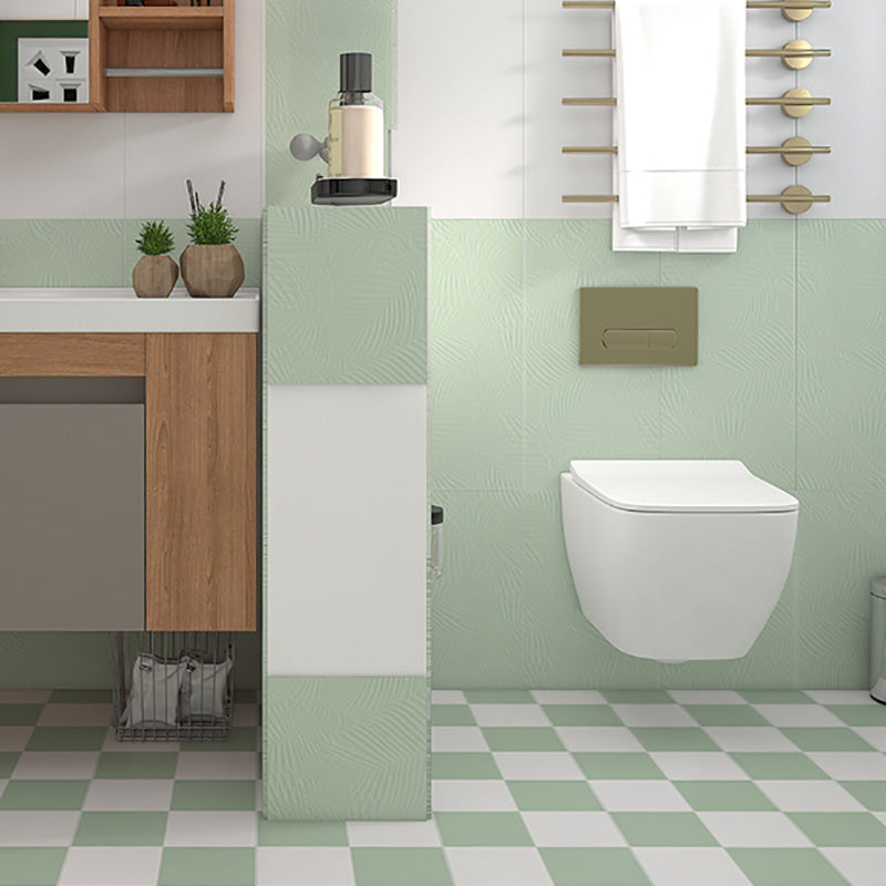Square Ceramic Matte Straight Edge Singular Tile Spanish Bathroom Floor Lake Green 135 Pieces Clearhalo 'Floor Tiles & Wall Tiles' 'floor_tiles_wall_tiles' 'Flooring 'Home Improvement' 'home_improvement' 'home_improvement_floor_tiles_wall_tiles' Walls and Ceiling' 7329734