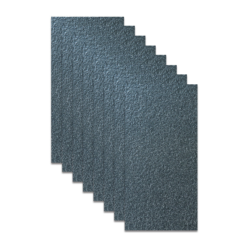 No Pattern Singular Tile Textured Stacked Stone Outdoor Floor Tile Blue-Black 12"L x 24"W 40 Pieces Clearhalo 'Floor Tiles & Wall Tiles' 'floor_tiles_wall_tiles' 'Flooring 'Home Improvement' 'home_improvement' 'home_improvement_floor_tiles_wall_tiles' Walls and Ceiling' 7334714