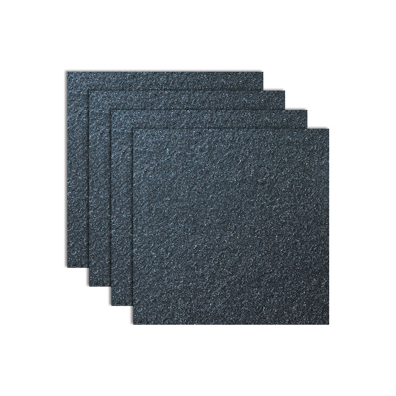 No Pattern Singular Tile Textured Stacked Stone Outdoor Floor Tile Blue-Black 24"L x 24"W x 0.4"H 20 Pieces Clearhalo 'Floor Tiles & Wall Tiles' 'floor_tiles_wall_tiles' 'Flooring 'Home Improvement' 'home_improvement' 'home_improvement_floor_tiles_wall_tiles' Walls and Ceiling' 7334740