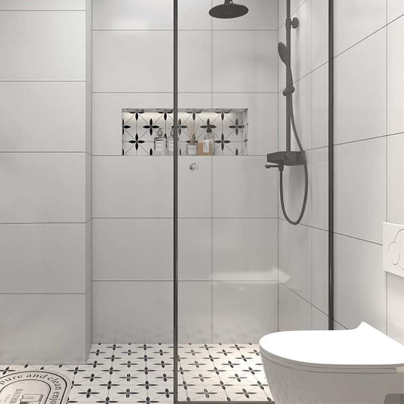 Rectangle Grey Singular Tile Marble Floor and Wall for Bathroom Clearhalo 'Floor Tiles & Wall Tiles' 'floor_tiles_wall_tiles' 'Flooring 'Home Improvement' 'home_improvement' 'home_improvement_floor_tiles_wall_tiles' Walls and Ceiling' 7340890