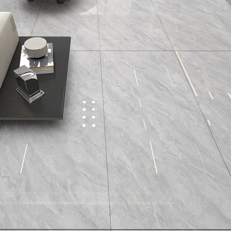 Modern Rectangle White Singular Tile Marble Floor and Wall for Bathroom Clearhalo 'Floor Tiles & Wall Tiles' 'floor_tiles_wall_tiles' 'Flooring 'Home Improvement' 'home_improvement' 'home_improvement_floor_tiles_wall_tiles' Walls and Ceiling' 7340908