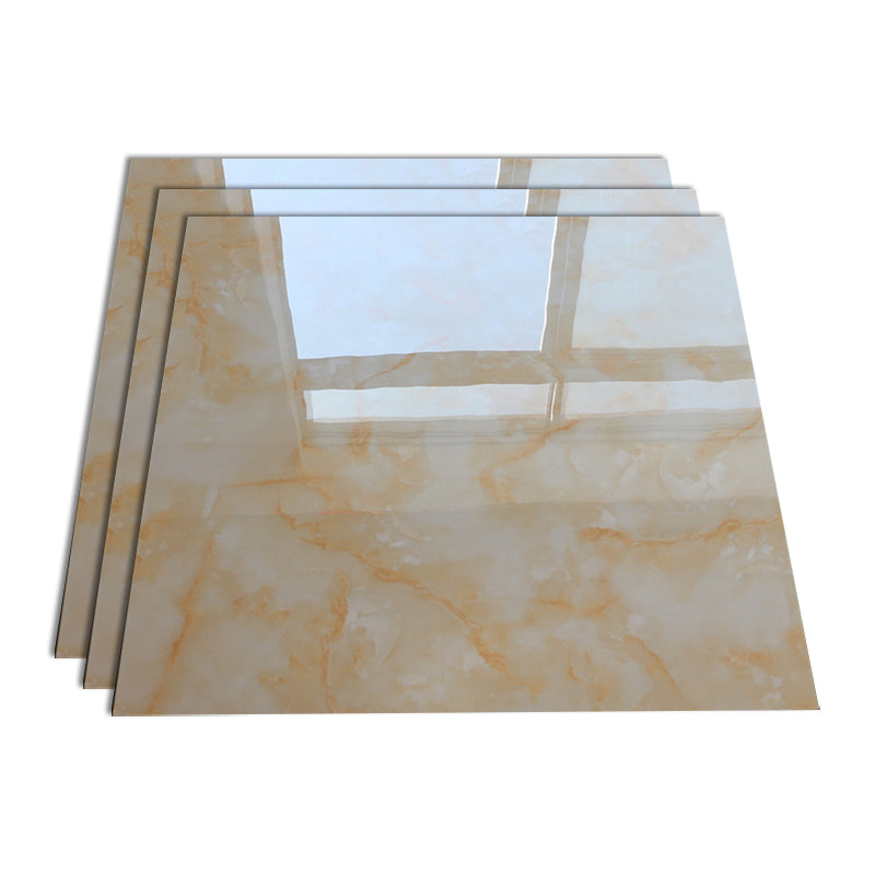 Matte Square Floor and Wall Light Yellow Marble Tile for Living Room Light Yellow Clearhalo 'Floor Tiles & Wall Tiles' 'floor_tiles_wall_tiles' 'Flooring 'Home Improvement' 'home_improvement' 'home_improvement_floor_tiles_wall_tiles' Walls and Ceiling' 7345627