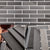 Gray Grid Mosaic Wall & Floor Tile Rectangular Outdoor Floor Tile Brown-Black Clearhalo 'Floor Tiles & Wall Tiles' 'floor_tiles_wall_tiles' 'Flooring 'Home Improvement' 'home_improvement' 'home_improvement_floor_tiles_wall_tiles' Walls and Ceiling' 7350189