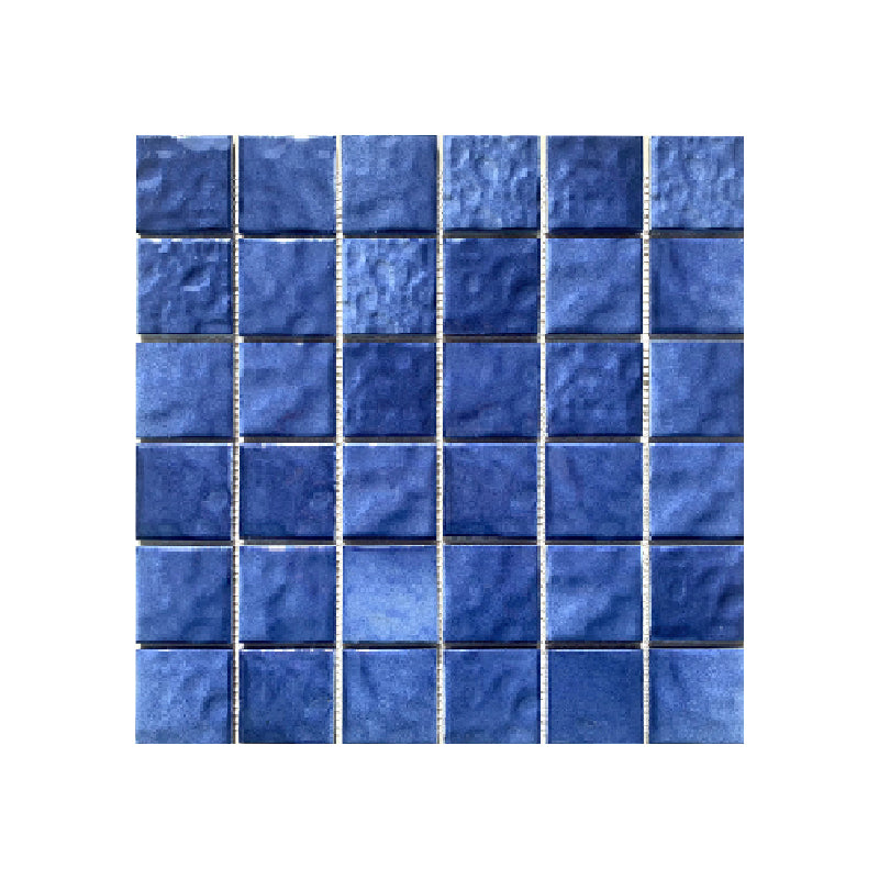 Grid Mosaic Sheet Wall Mixed Material Square Glazed Pressed Floor Tile Clearhalo 'Floor Tiles & Wall Tiles' 'floor_tiles_wall_tiles' 'Flooring 'Home Improvement' 'home_improvement' 'home_improvement_floor_tiles_wall_tiles' Walls and Ceiling' 7354902