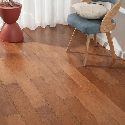 Solid Wood Rectangle Flooring Waterproof Smooth Hardwood Flooring Clearhalo 'Flooring 'Hardwood Flooring' 'hardwood_flooring' 'Home Improvement' 'home_improvement' 'home_improvement_hardwood_flooring' Walls and Ceiling' 7362548