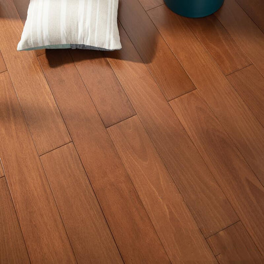 Solid Wood Rectangle Flooring Waterproof Smooth Hardwood Flooring Clearhalo 'Flooring 'Hardwood Flooring' 'hardwood_flooring' 'Home Improvement' 'home_improvement' 'home_improvement_hardwood_flooring' Walls and Ceiling' 7362551