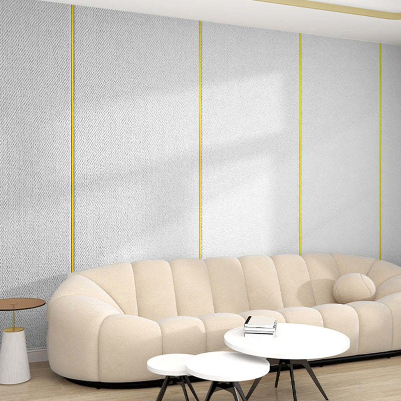 Modern Flax Wall Covering Paneling Textured Wall Interior Anti-collision Plank Clearhalo 'Flooring 'Home Improvement' 'home_improvement' 'home_improvement_wall_paneling' 'Wall Paneling' 'wall_paneling' 'Walls & Ceilings' Walls and Ceiling' 7363816