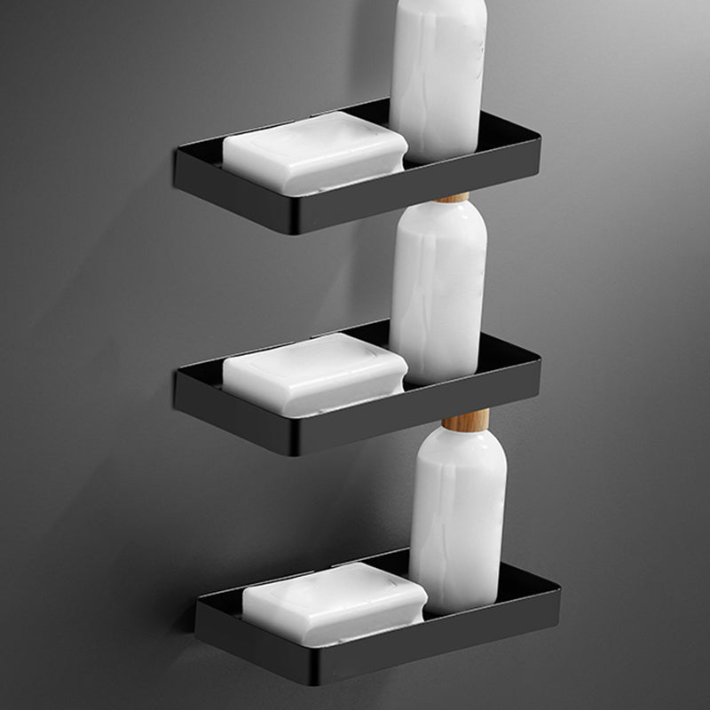 Minimalism Bathroom Set Paper Holder 5 - Piece Bathroom Hardware Set Black 3 Piece Set Rectangle Clearhalo 'Bathroom Hardware Sets' 'Bathroom Hardware' 'Bathroom Remodel & Bathroom Fixtures' 'bathroom_hardware_sets' 'Home Improvement' 'home_improvement' 'home_improvement_bathroom_hardware_sets' 7365398