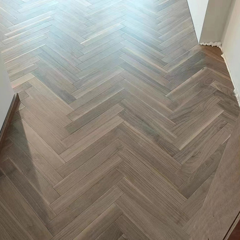 Traditional Plank Flooring Solid Wood Wire Brushed Click-Locking Trim Piece Teak 215.3 sq ft. - 480 Pieces Clearhalo 'Flooring 'Hardwood Flooring' 'hardwood_flooring' 'Home Improvement' 'home_improvement' 'home_improvement_hardwood_flooring' Walls and Ceiling' 7366985