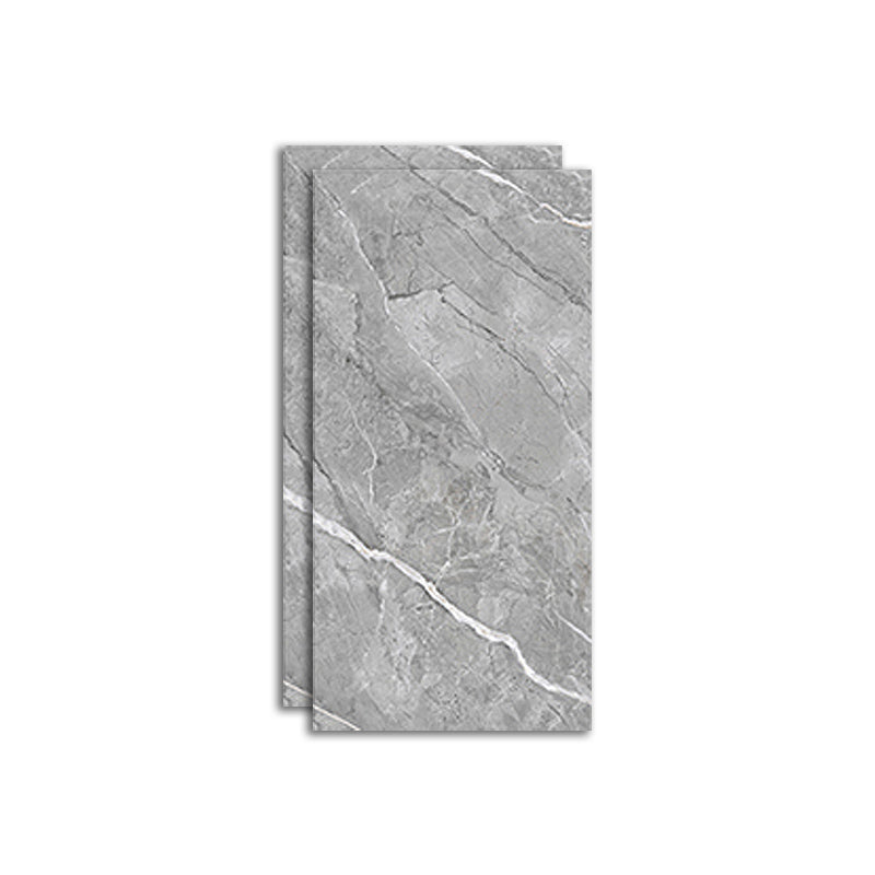 Porcelain Floor and Wall Tile 47.2"×23.6" Mirrored Singular Tile Grey Clearhalo 'Floor Tiles & Wall Tiles' 'floor_tiles_wall_tiles' 'Flooring 'Home Improvement' 'home_improvement' 'home_improvement_floor_tiles_wall_tiles' Walls and Ceiling' 7373439