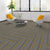 Modern Carpet Tiles Level Loop Self Adhesive Fire Resistant Tiles and Carpet Gray-Gold 1 Set for Wallboard (32 Pieces * 1) Vinyl Clearhalo 'Carpet Tiles & Carpet Squares' 'carpet_tiles_carpet_squares' 'Flooring 'Home Improvement' 'home_improvement' 'home_improvement_carpet_tiles_carpet_squares' Walls and Ceiling' 7380624