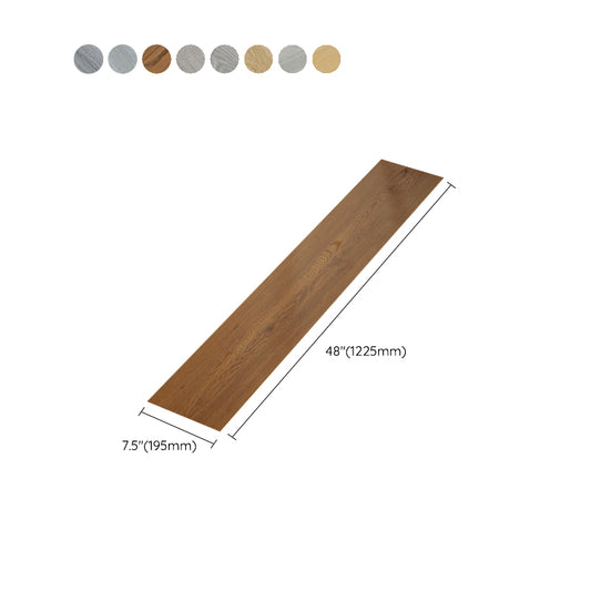 Traditional Wood Floor Planks Click Lock Wire Brushed Trim Piece Clearhalo 'Flooring 'Hardwood Flooring' 'hardwood_flooring' 'Home Improvement' 'home_improvement' 'home_improvement_hardwood_flooring' Walls and Ceiling' 7385746