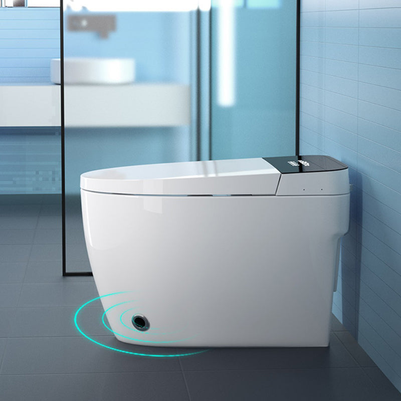 Vitreous China Bidets Elongated All-in-One Bidet with Heated Seat Clearhalo 'Bathroom Remodel & Bathroom Fixtures' 'Bidets' 'Home Improvement' 'home_improvement' 'home_improvement_bidets' 'Toilets & Bidets' 7389928