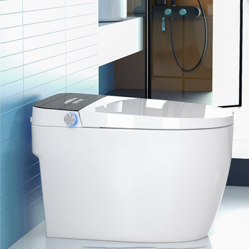Vitreous China Bidets Elongated All-in-One Bidet with Heated Seat Clearhalo 'Bathroom Remodel & Bathroom Fixtures' 'Bidets' 'Home Improvement' 'home_improvement' 'home_improvement_bidets' 'Toilets & Bidets' 7389930