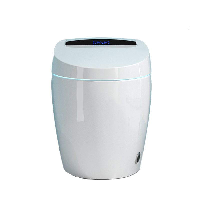 Temperature Control Floor Mount Bidet Elongated Smart Bidet in White Clearhalo 'Bathroom Remodel & Bathroom Fixtures' 'Bidets' 'Home Improvement' 'home_improvement' 'home_improvement_bidets' 'Toilets & Bidets' 7398508