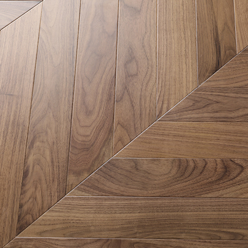 Traditional Wood Flooring Tiles Solid Wood Click-Locking Water Resistant Side Trim Piece Brown 215.3 sq ft. - 440 Pieces Clearhalo 'Flooring 'Hardwood Flooring' 'hardwood_flooring' 'Home Improvement' 'home_improvement' 'home_improvement_hardwood_flooring' Walls and Ceiling' 7403915