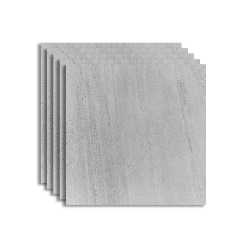 Floor Tile Square Scratch Resistant Ceramic Marble Print Non-Skid Matter Floor Tile Cream Gray Clearhalo 'Floor Tiles & Wall Tiles' 'floor_tiles_wall_tiles' 'Flooring 'Home Improvement' 'home_improvement' 'home_improvement_floor_tiles_wall_tiles' Walls and Ceiling' 7410551