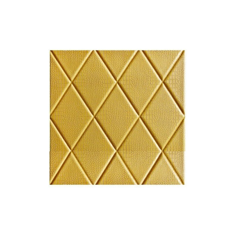 Contemporary Wall Paneling 3D Embossed Waterproof Wall Paneling Yellow Clearhalo 'Flooring 'Home Improvement' 'home_improvement' 'home_improvement_wall_paneling' 'Wall Paneling' 'wall_paneling' 'Walls & Ceilings' Walls and Ceiling' 7417064