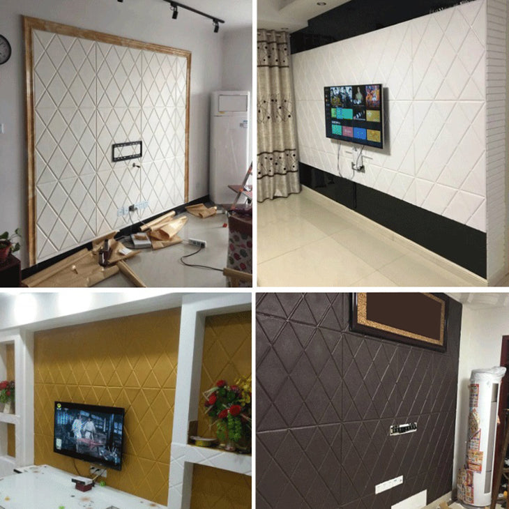 Contemporary Wall Paneling 3D Embossed Waterproof Wall Paneling Clearhalo 'Flooring 'Home Improvement' 'home_improvement' 'home_improvement_wall_paneling' 'Wall Paneling' 'wall_paneling' 'Walls & Ceilings' Walls and Ceiling' 7417065